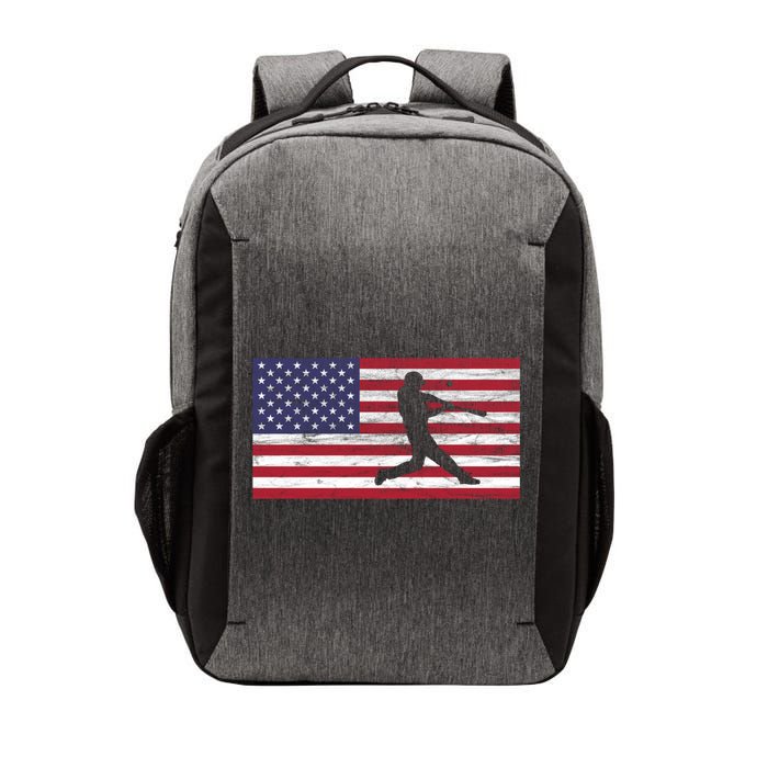 Baseball Team American Flag Usa Gift Vector Backpack