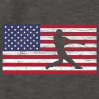 Baseball Team American Flag Usa Gift Vector Backpack