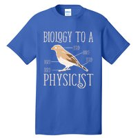 Biology To A Physicist Funny Physics Funny Gift Tall T-Shirt