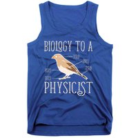 Biology To A Physicist Funny Physics Funny Gift Tank Top