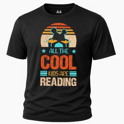 Bookaholic Teachers All The Cool Are Reading Books Read Meaningful Gift Performance Shirt