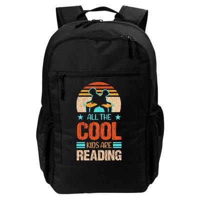 Bookaholic Teachers All The Cool Are Reading Books Read Meaningful Gift Backpack