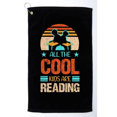 Bookaholic Teachers All The Cool Are Reading Books Read Meaningful Gift Golf Towel