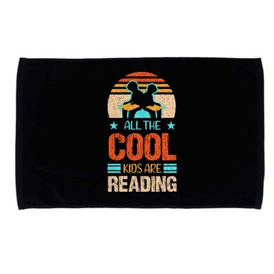 Bookaholic Teachers All The Cool Are Reading Books Read Meaningful Gift Microfiber Hand Towel