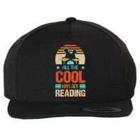 Bookaholic Teachers All The Cool Are Reading Books Read Meaningful Gift Wool Snapback Cap