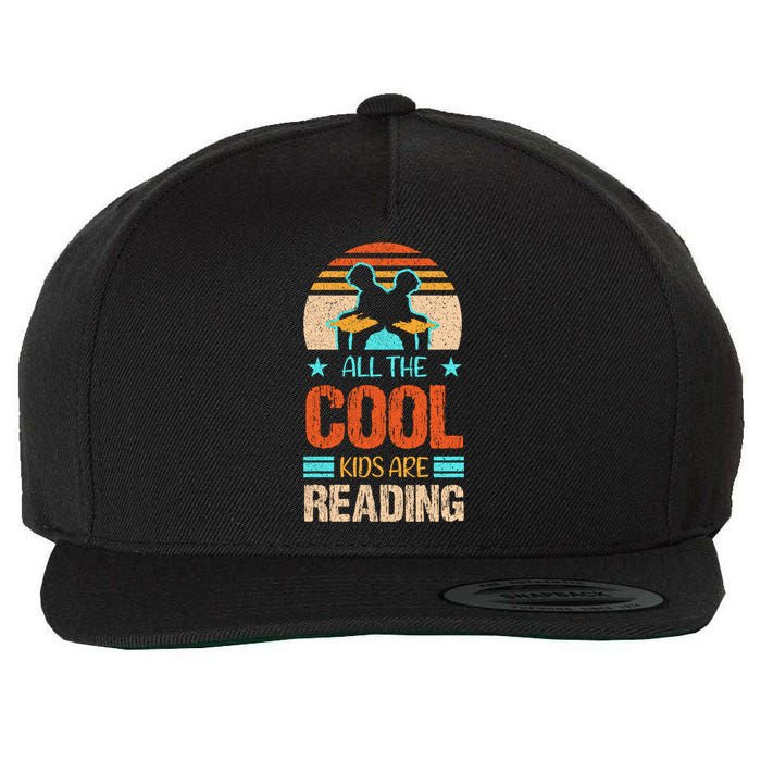 Bookaholic Teachers All The Cool Are Reading Books Read Meaningful Gift Wool Snapback Cap