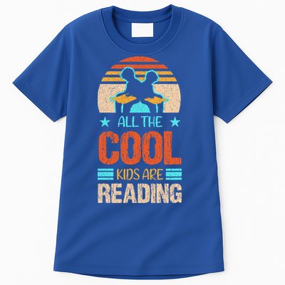 Bookaholic Teachers All The Cool Are Reading Books Read Meaningful Gift Tall T-Shirt