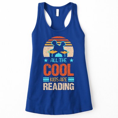 Bookaholic Teachers All The Cool Are Reading Books Read Meaningful Gift Womens Tank Top