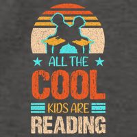 Bookaholic Teachers All The Cool Are Reading Books Read Meaningful Gift Vector Backpack