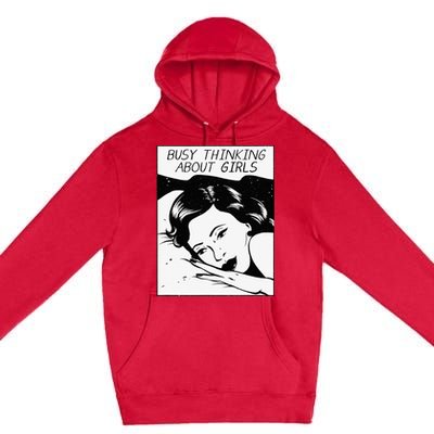 Busy Thinking About Premium Pullover Hoodie