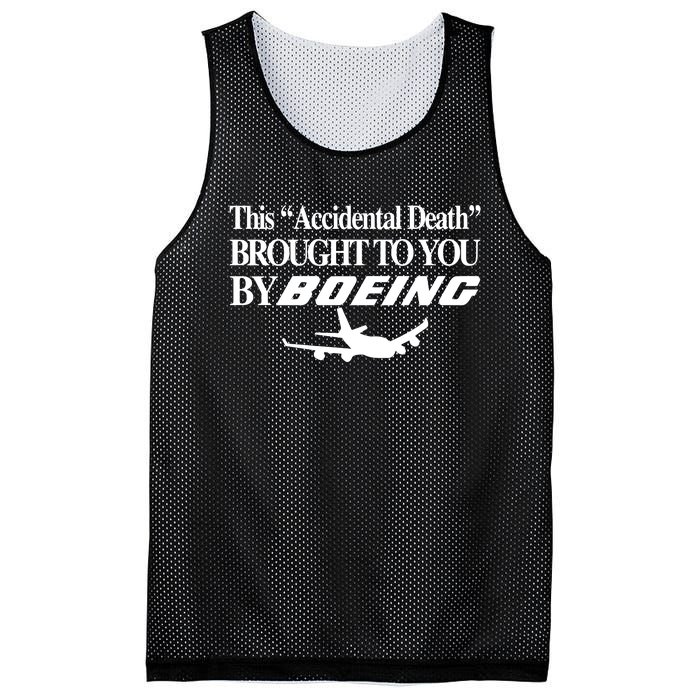 Barelylegalclothing This Accidental Death Brought To You By Boeing Mesh Reversible Basketball Jersey Tank