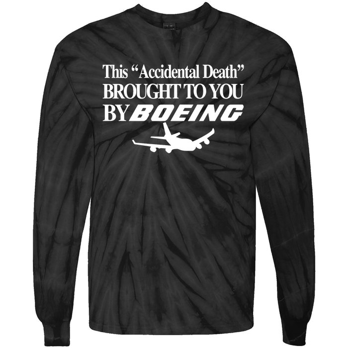 Barelylegalclothing This Accidental Death Brought To You By Boeing Tie-Dye Long Sleeve Shirt