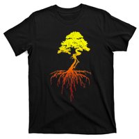 Bonsai Tree Art Sunset T-Shirt