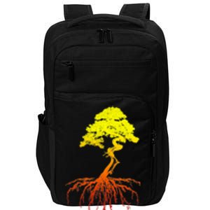 Bonsai Tree Art Sunset Impact Tech Backpack