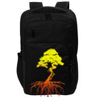 Bonsai Tree Art Sunset Impact Tech Backpack