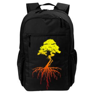 Bonsai Tree Art Sunset Daily Commute Backpack