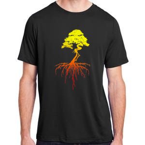 Bonsai Tree Art Sunset Adult ChromaSoft Performance T-Shirt