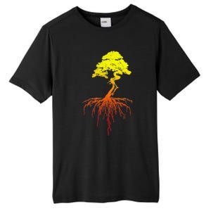 Bonsai Tree Art Sunset Tall Fusion ChromaSoft Performance T-Shirt