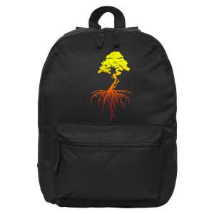 Bonsai Tree Art Sunset 16 in Basic Backpack