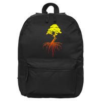 Bonsai Tree Art Sunset 16 in Basic Backpack