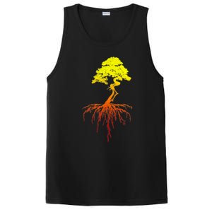 Bonsai Tree Art Sunset PosiCharge Competitor Tank