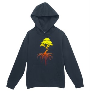 Bonsai Tree Art Sunset Urban Pullover Hoodie