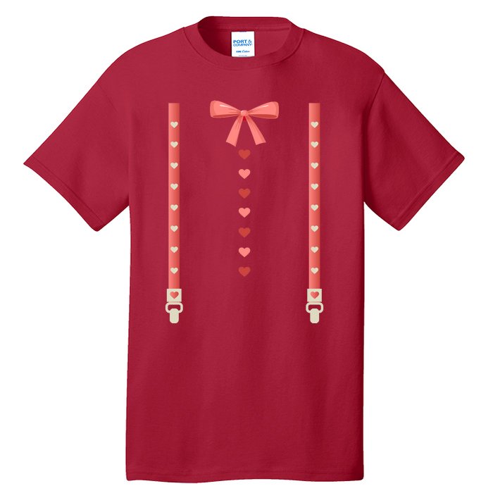 Bow Tie And Suspenders Tall T-Shirt