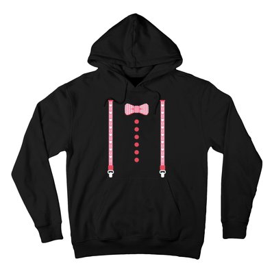 Bow Tie And Suspenders Hoodie