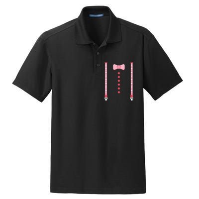 Bow Tie And Suspenders Dry Zone Grid Polo