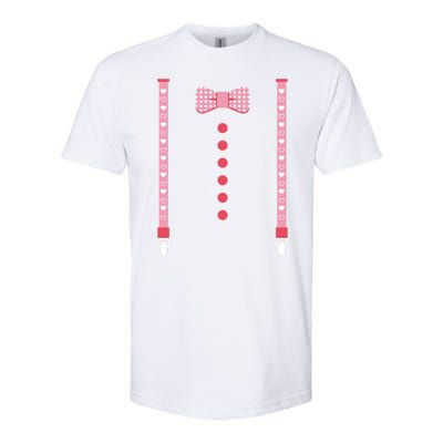 Bow Tie And Suspenders Softstyle CVC T-Shirt