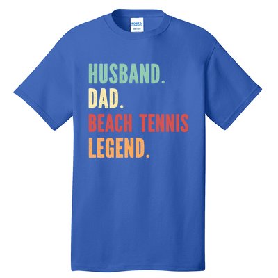 Beach Tennis Athlete Dad Husband Father Gift Tall T-Shirt