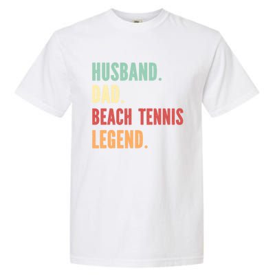 Beach Tennis Athlete Dad Husband Father Gift Garment-Dyed Heavyweight T-Shirt