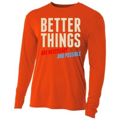 Better Things Are Necessary And Possible Cooling Performance Long Sleeve Crew