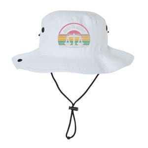 Born To Argue Retro Justice Balance Scales Legacy Cool Fit Booney Bucket Hat