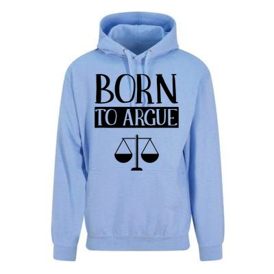 Born To Argue Advocate Law Firm Lawyer Attorney Lawyers Unisex Surf Hoodie