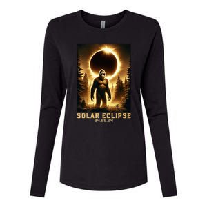 Bigfoot Totality April 8 2024 Womens Cotton Relaxed Long Sleeve T-Shirt