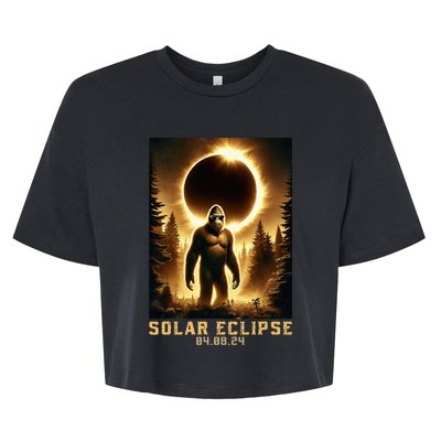 Bigfoot Totality April 8 2024 Bella+Canvas Jersey Crop Tee