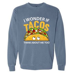 Best Taco Art For Wo Cinco De Mayo Mexican Taco Lover Garment-Dyed Sweatshirt