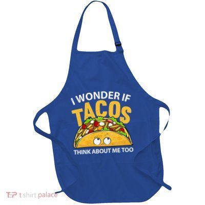 Best Taco Art For Wo Cinco De Mayo Mexican Taco Lover Full-Length Apron With Pockets