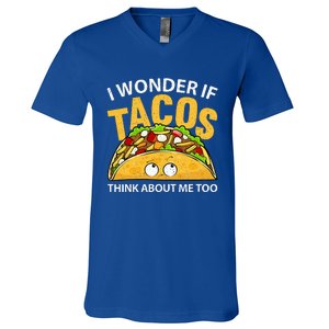 Best Taco Art For Wo Cinco De Mayo Mexican Taco Lover V-Neck T-Shirt