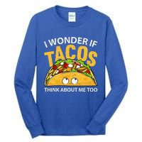 Best Taco Art For Wo Cinco De Mayo Mexican Taco Lover Tall Long Sleeve T-Shirt