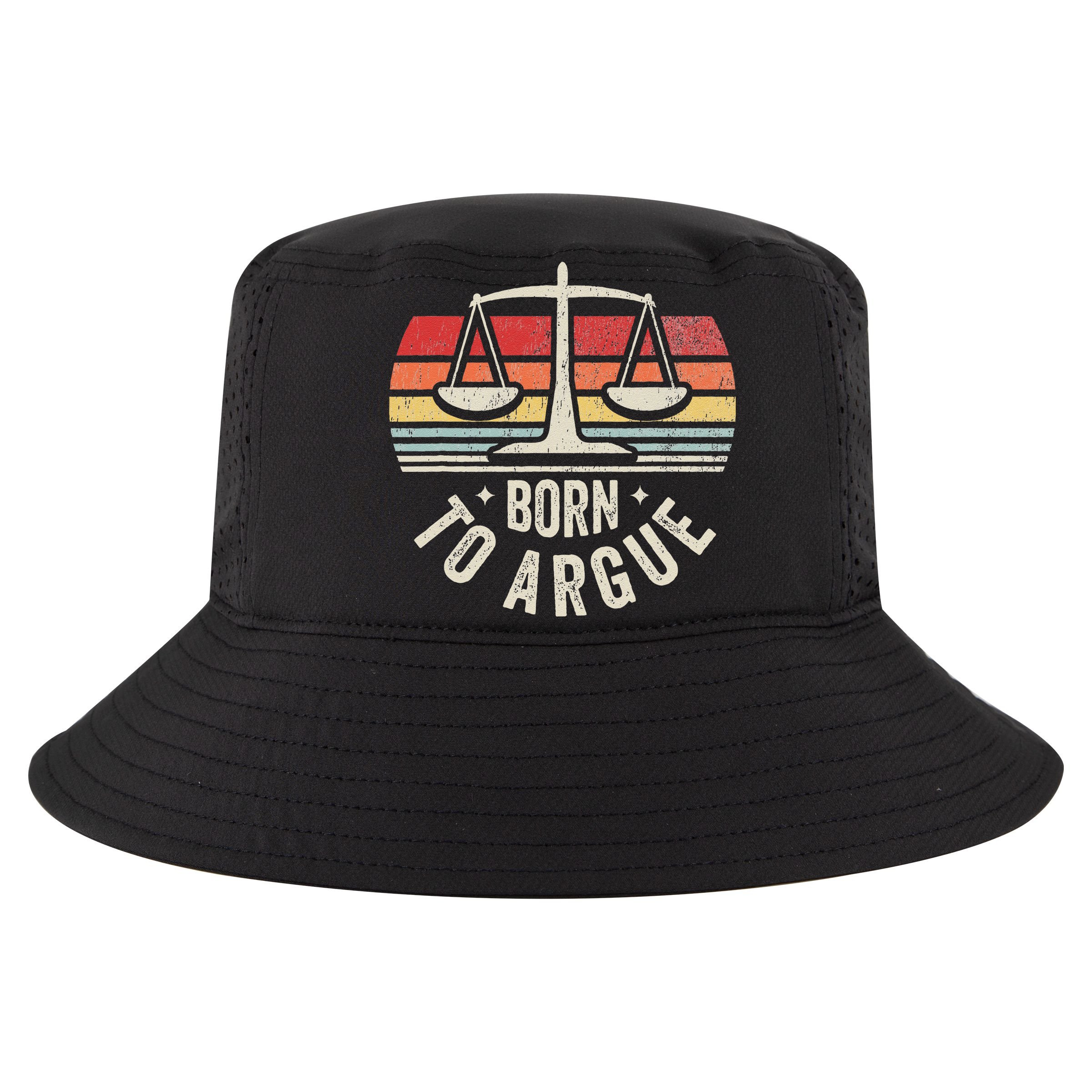 Born To Argue Scales Balance Retro Look 16 in Basic Backpack