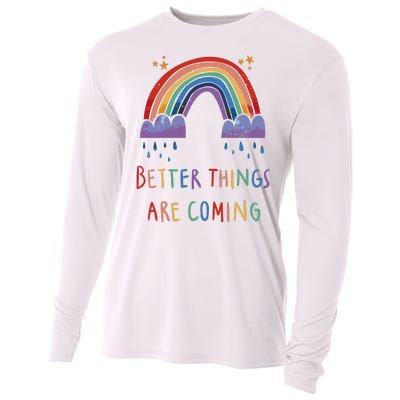 Better Things Are Coming Rainbow Cooling Performance Long Sleeve Crew