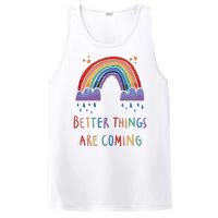 Better Things Are Coming Rainbow PosiCharge Competitor Tank