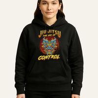 Bjj The Art Of Control Grappling Jiu Jitsu Foo Dog Hoodie