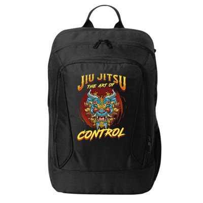 Bjj The Art Of Control Grappling Jiu Jitsu Foo Dog City Backpack
