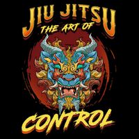 Bjj The Art Of Control Grappling Jiu Jitsu Foo Dog Sustainable Bucket Hat