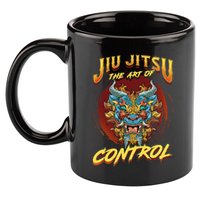 Bjj The Art Of Control Grappling Jiu Jitsu Foo Dog 11oz C Handle Ceramic Mug