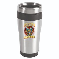 Bjj The Art Of Control Grappling Jiu Jitsu Foo Dog 16oz Travel Tumbler