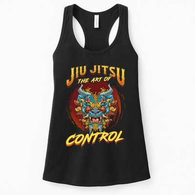Bjj The Art Of Control Grappling Jiu Jitsu Foo Dog Womens Tank Top